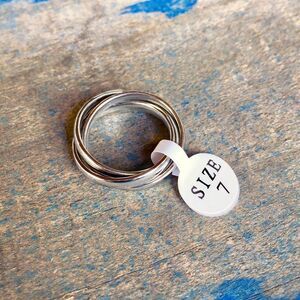 Stainless Steel Russian Wedding Ring Size 7 New/Unused